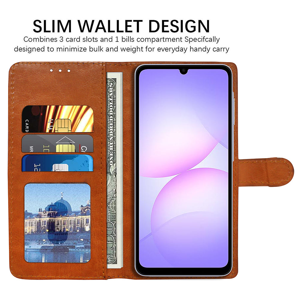 Premium Wallet Flip Cover for Samsung Galaxy A07 4G