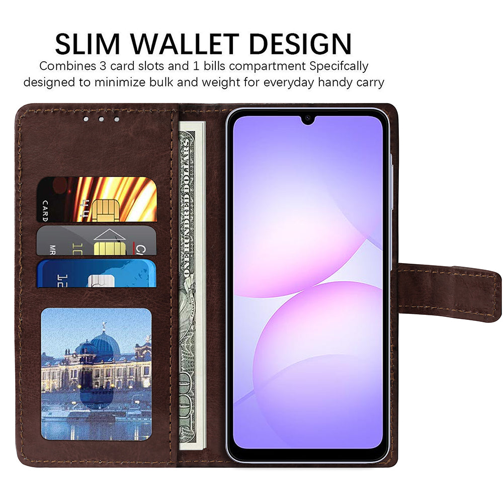 Premium Wallet Flip Cover for Samsung Galaxy A07 4G