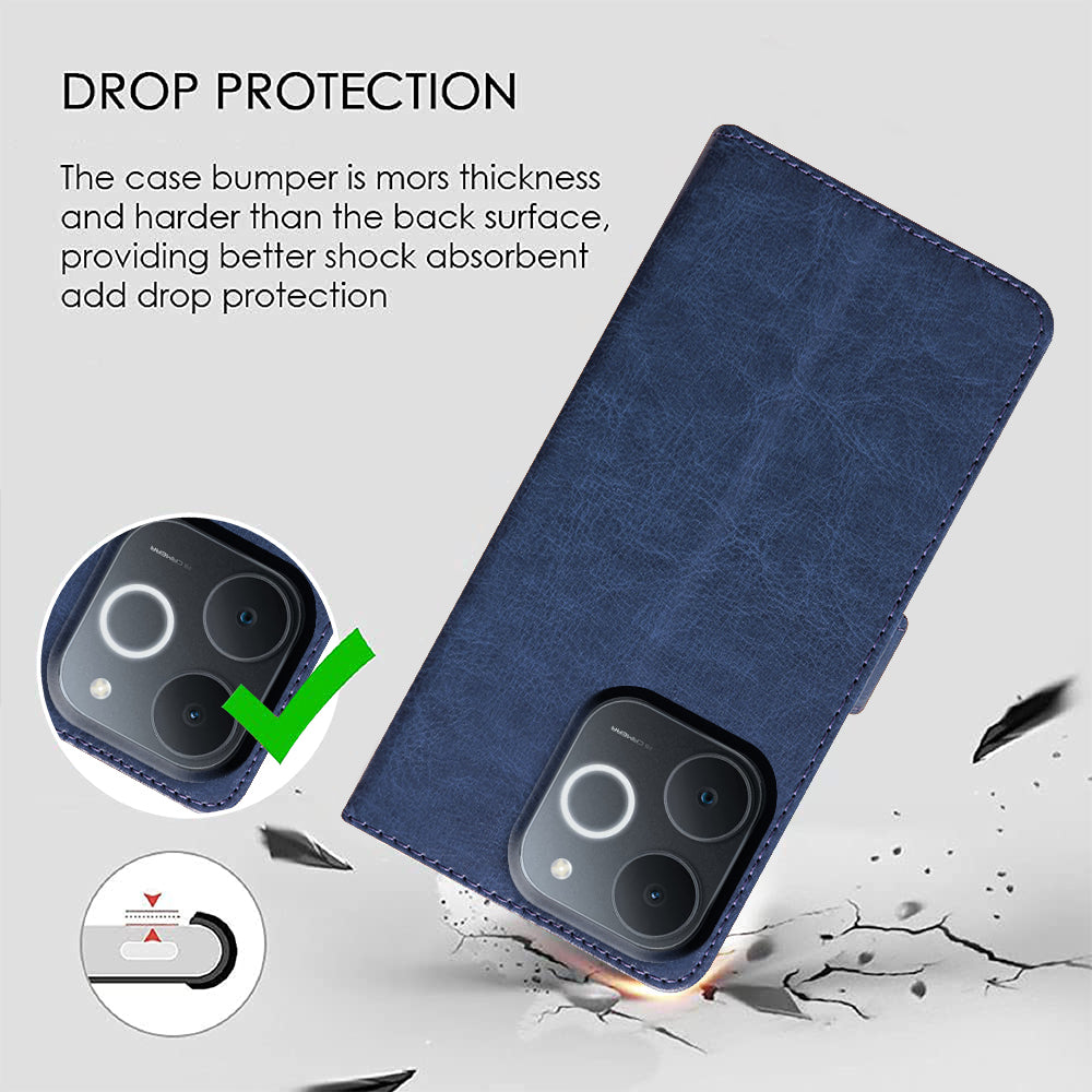 Premium Wallet Flip Cover for Realme Narzo 80 Lite 4G / C71 4G