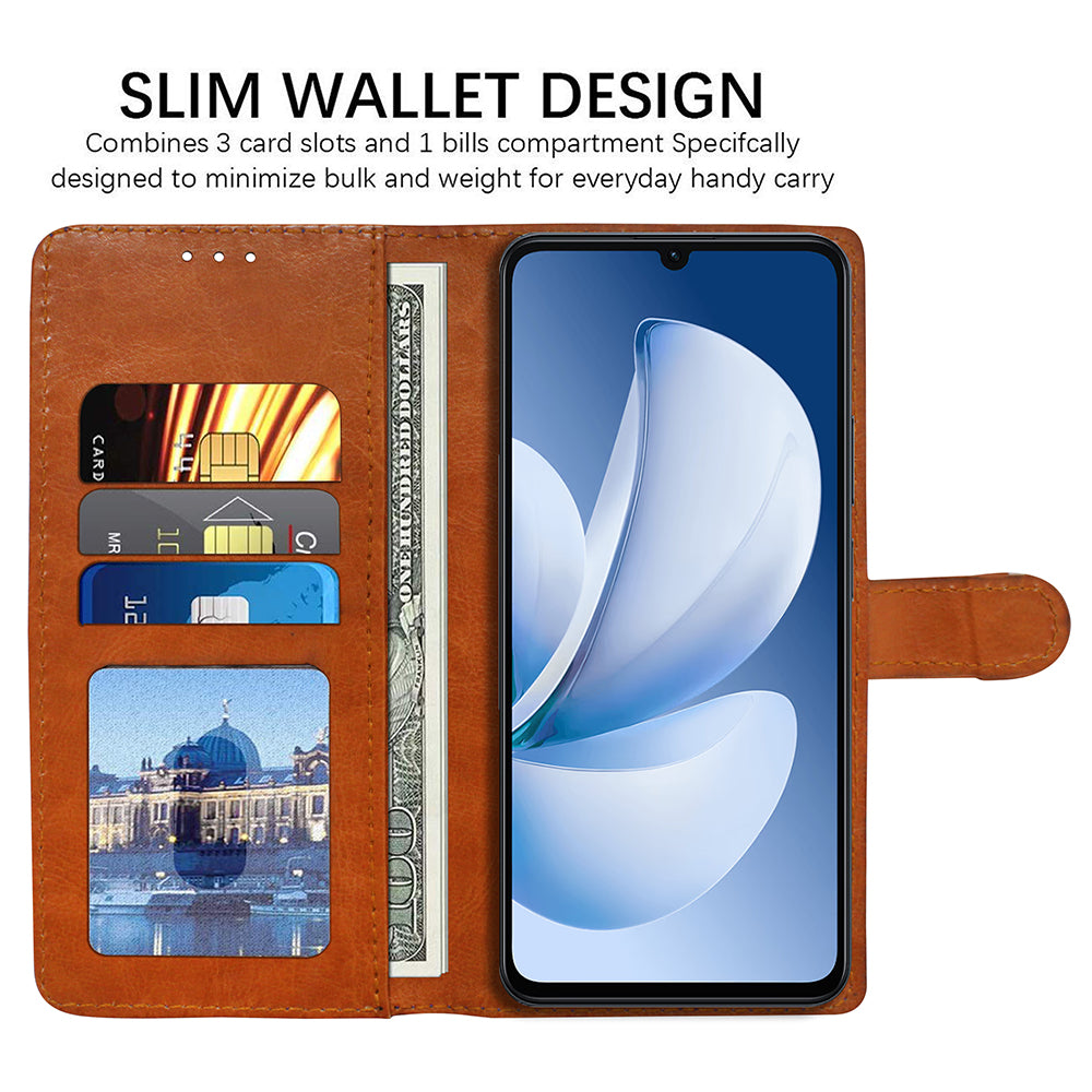 Premium Wallet Flip Cover for Realme Narzo 80 Lite 4G / C71 4G