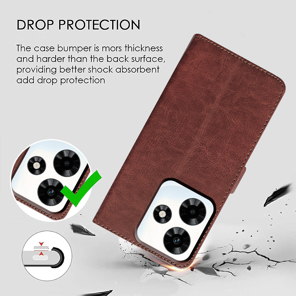 Premium Wallet Flip Cover for Infinix Hot 30 4G