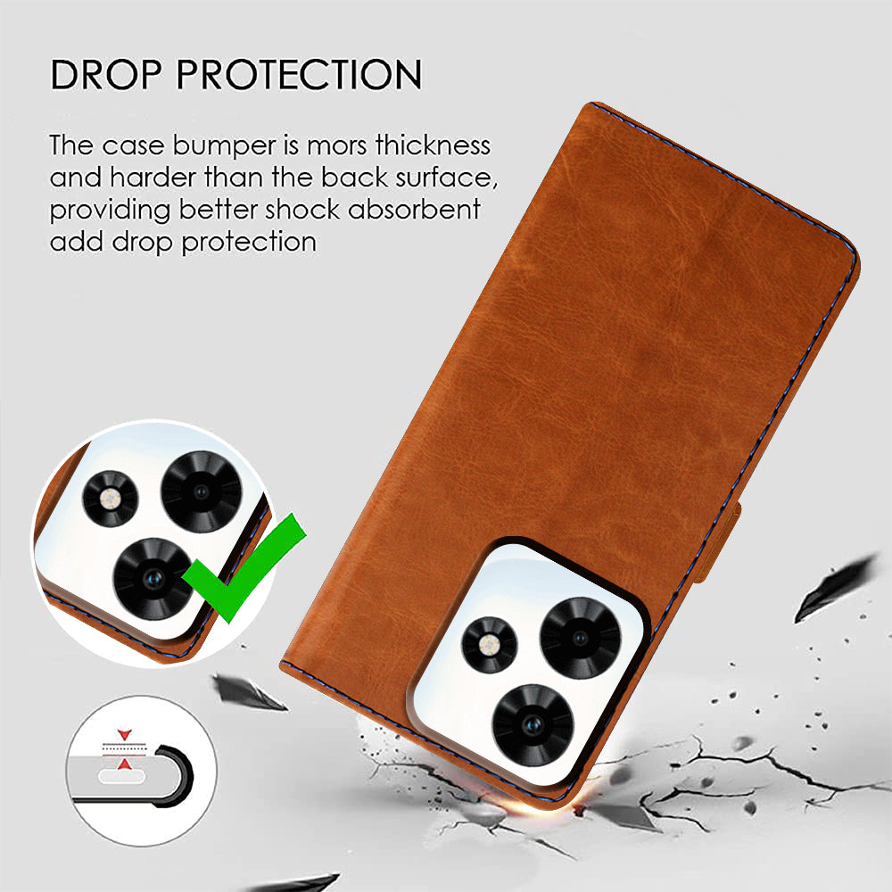 Premium Wallet Flip Cover for Infinix Hot 30 4G