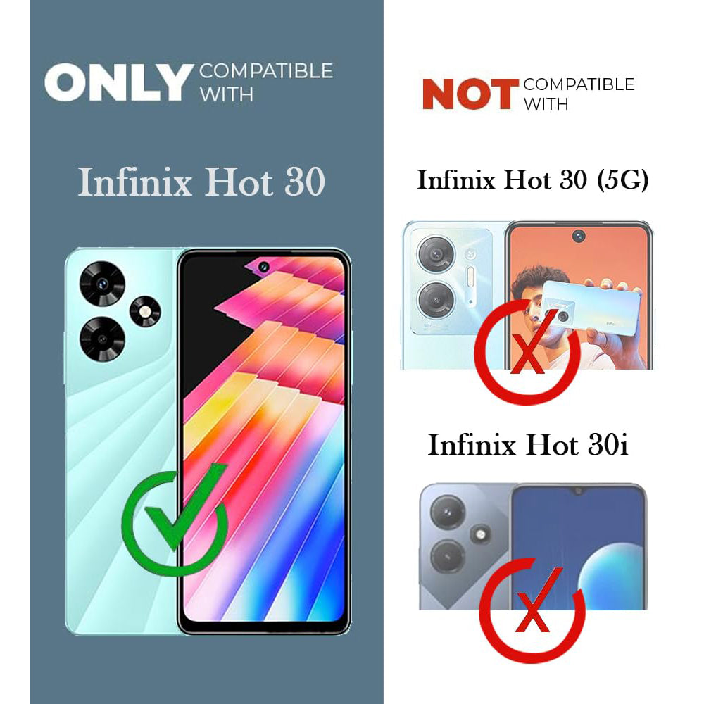 Premium Wallet Flip Cover for Infinix Hot 30 4G