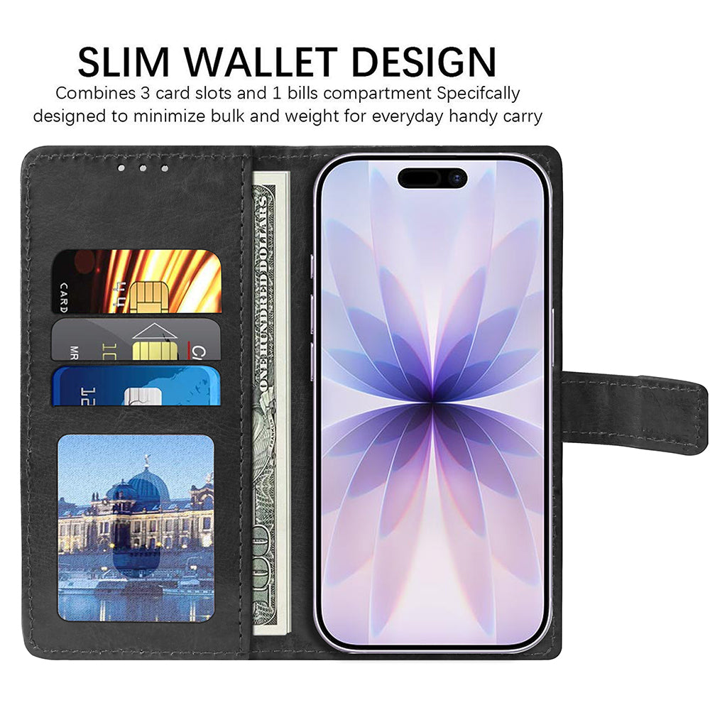Premium Wallet Flip Cover for Apple iPhone 17