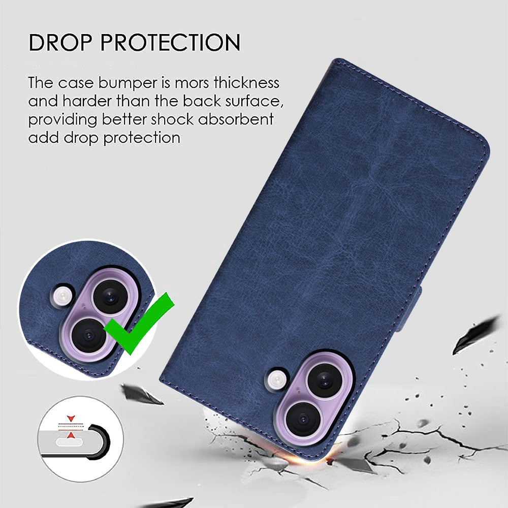 Premium Wallet Flip Cover for Apple iPhone 17