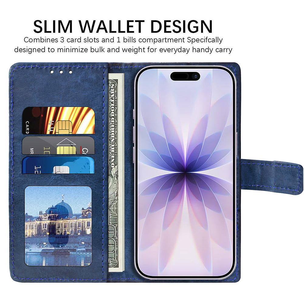 Premium Wallet Flip Cover for Apple iPhone 17
