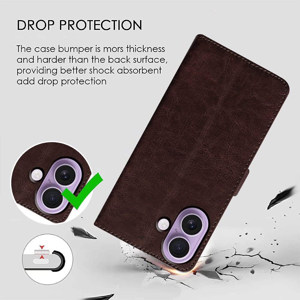 Premium Wallet Flip Cover for Apple iPhone 17