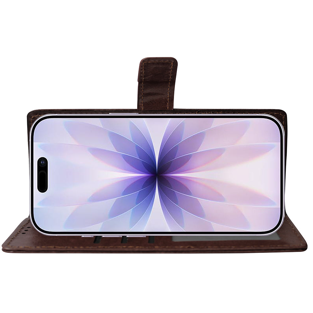 Premium Wallet Flip Cover for Apple iPhone 17