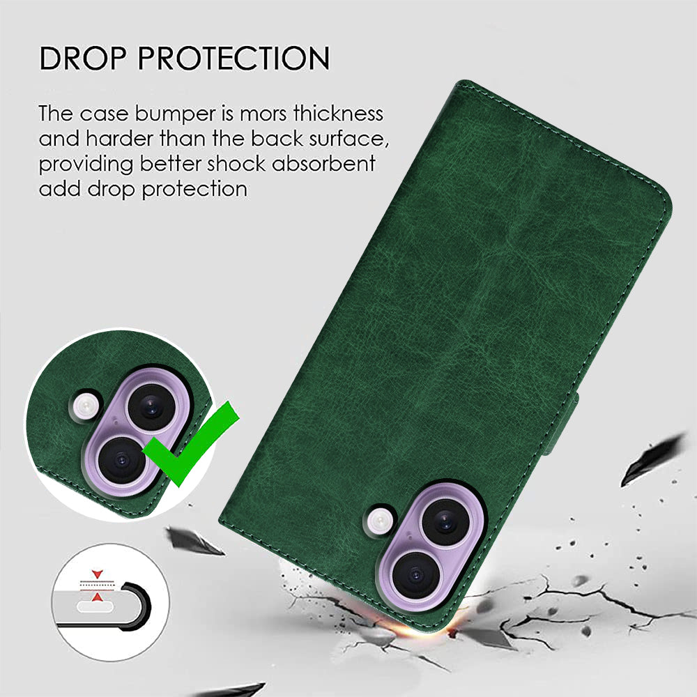 Premium Wallet Flip Cover for Apple iPhone 17