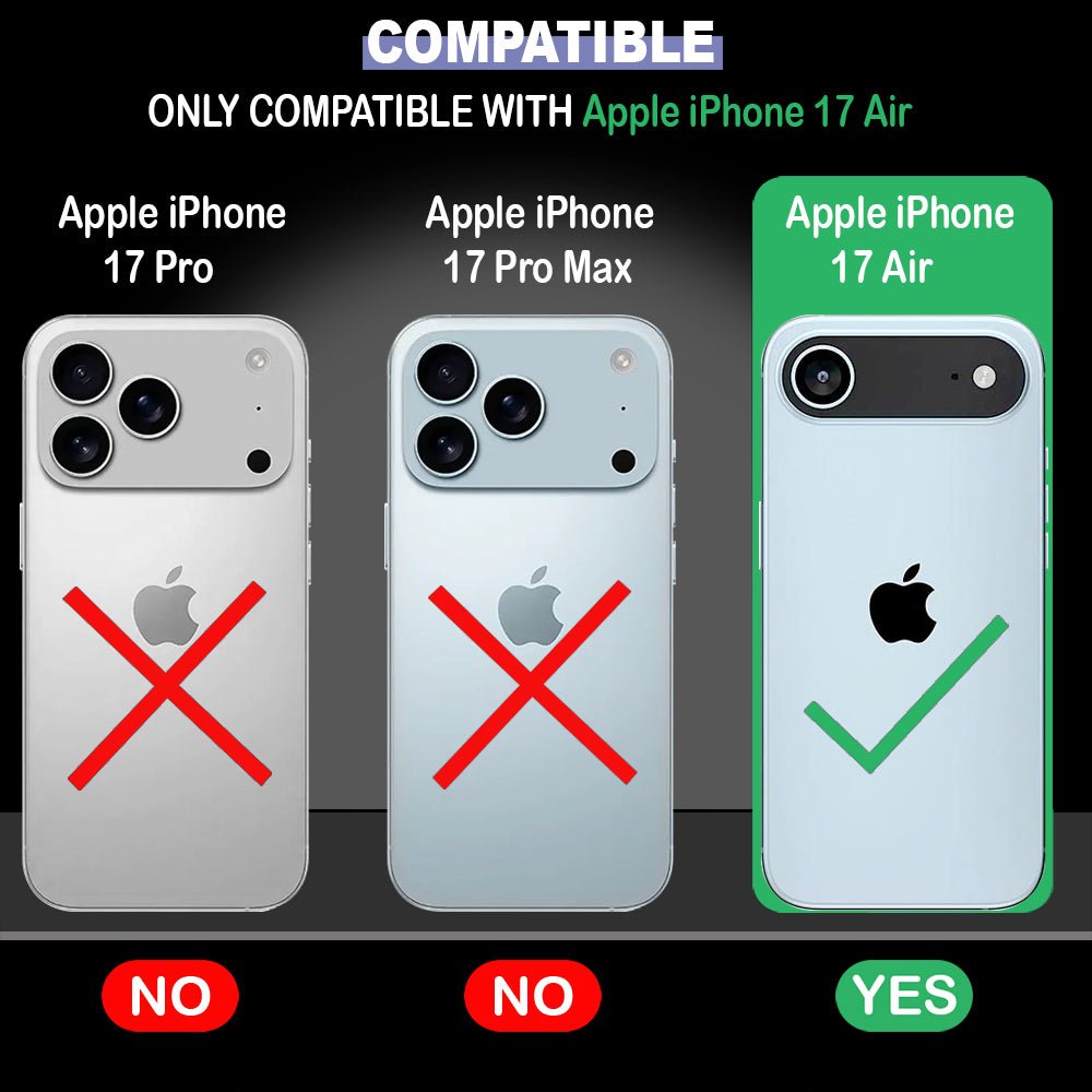 Premium Wallet Flip Cover for Apple iPhone 17 Air