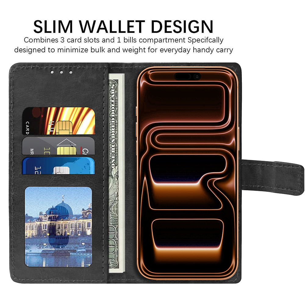 Premium Wallet Flip Cover for Apple iPhone 17 Pro Max