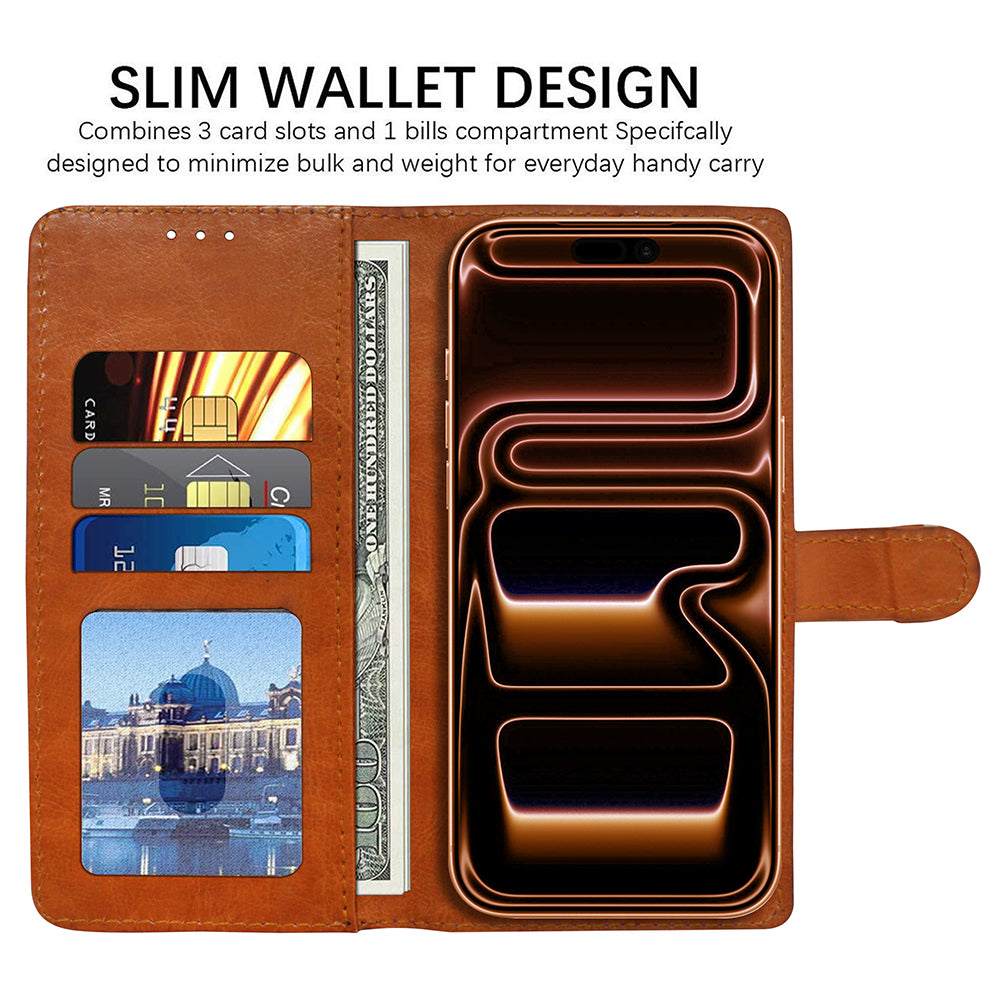 Premium Wallet Flip Cover for Apple iPhone 17 Pro Max