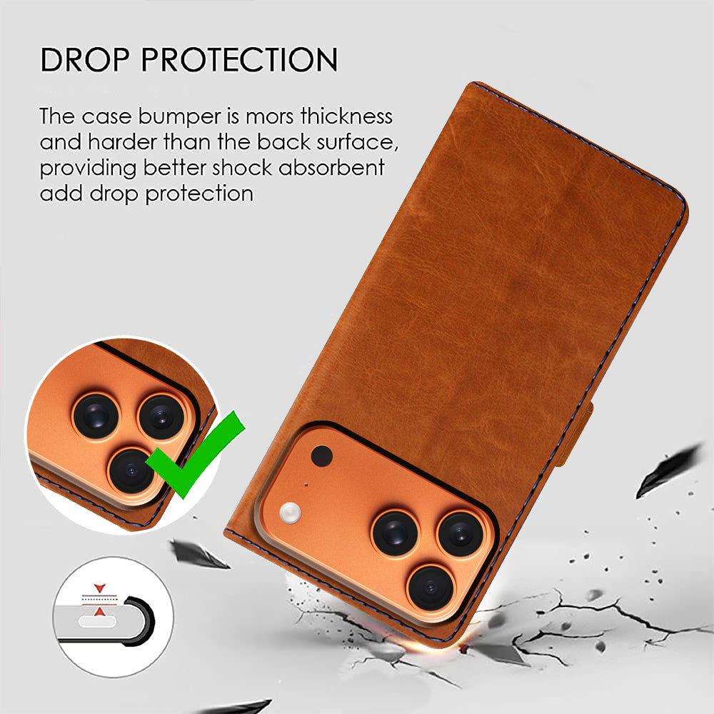 Premium Wallet Flip Cover for Apple iPhone 17 Pro Max