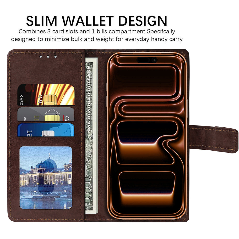 Premium Wallet Flip Cover for Apple iPhone 17 Pro Max