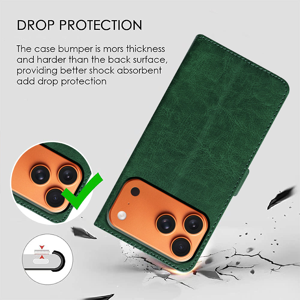 Premium Wallet Flip Cover for Apple iPhone 17 Pro Max