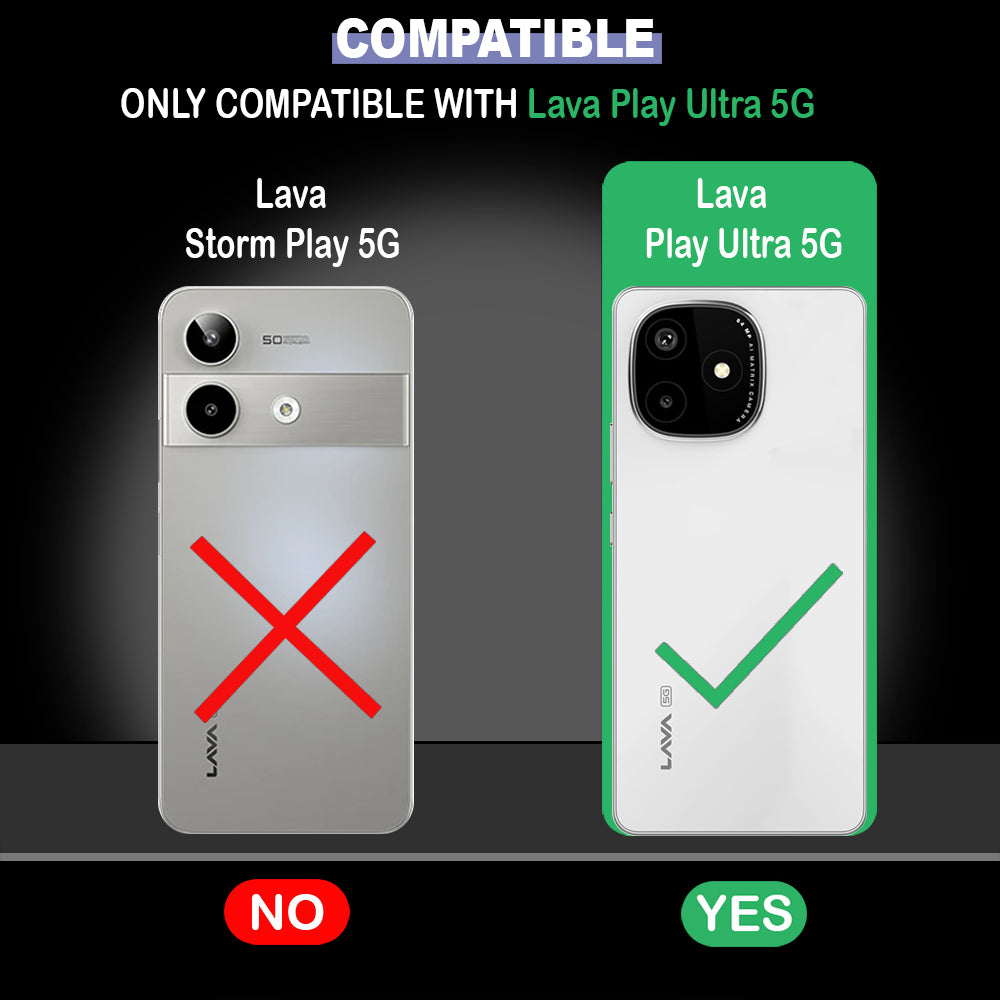 Premium Wallet Flip Cover for Lava Play Ultra 5G