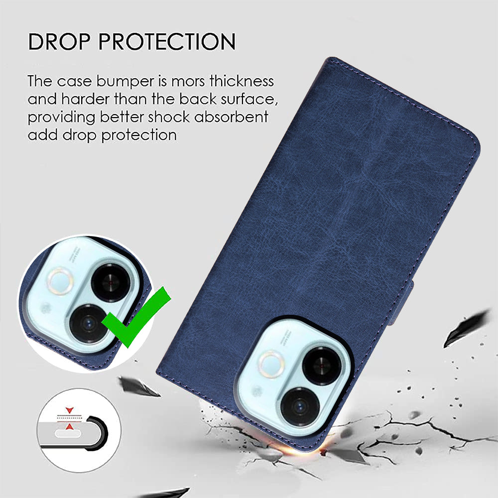 Premium Wallet Flip Cover for Tecno Spark 30C 5G
