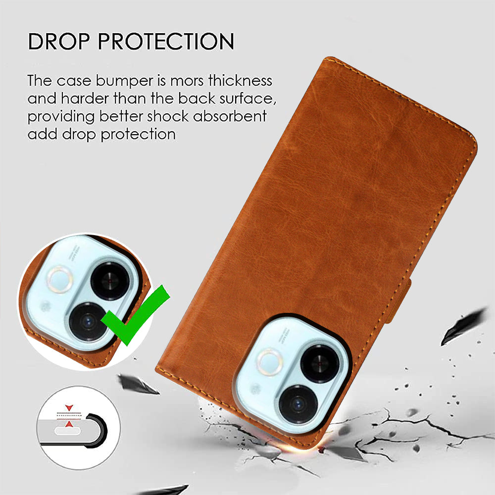 Premium Wallet Flip Cover for Tecno Spark 30C 5G