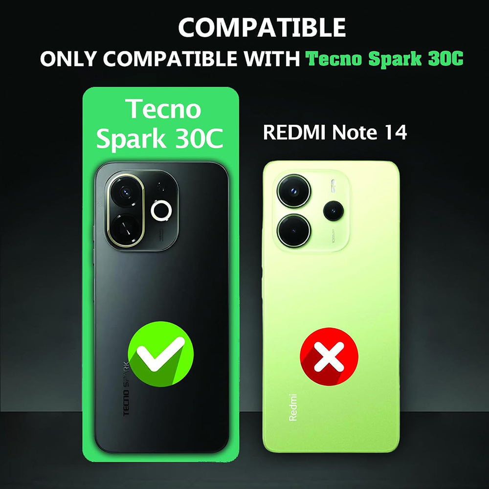 Premium Wallet Flip Cover for Tecno Spark 30C 5G