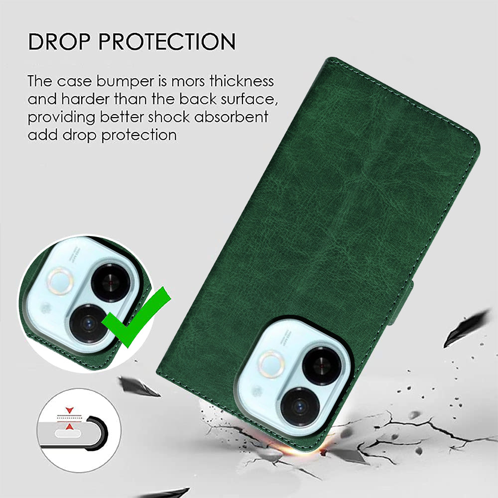Premium Wallet Flip Cover for Tecno Spark 30C 5G