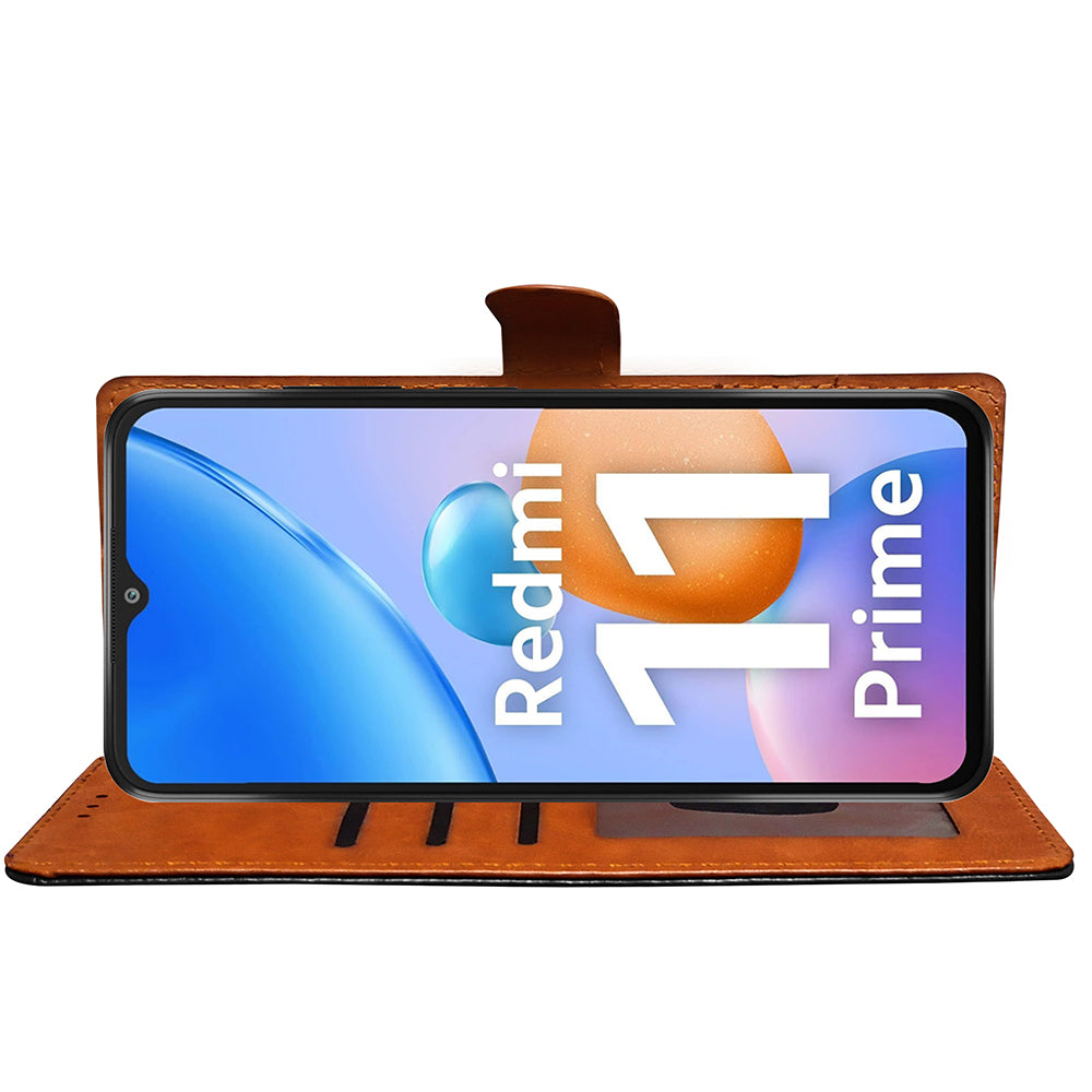 Premium Wallet Flip Cover for Mi Redmi 11 Prime 4G