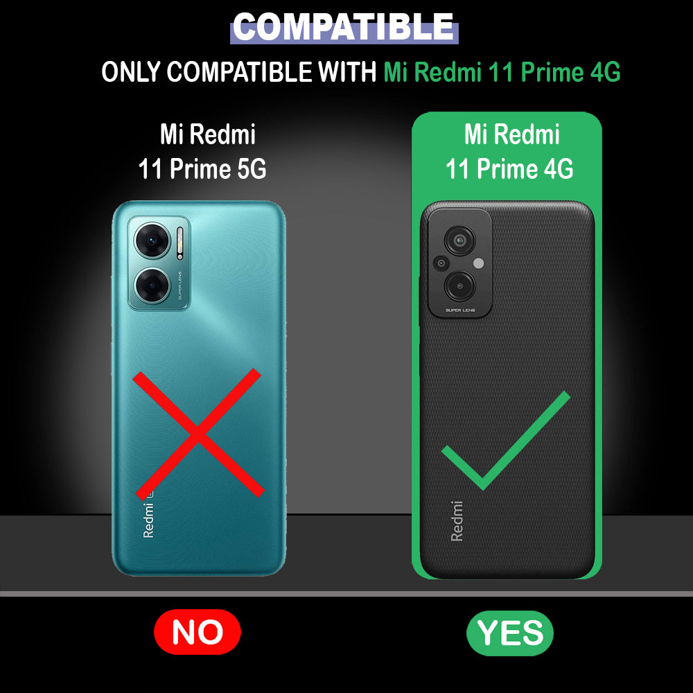 Premium Wallet Flip Cover for Mi Redmi 11 Prime 4G
