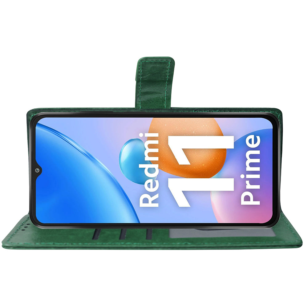 Premium Wallet Flip Cover for Mi Redmi 11 Prime 4G
