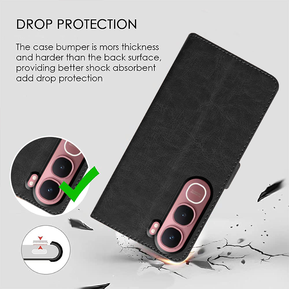 Premium Wallet Flip Cover for Vivo Y31 5G
