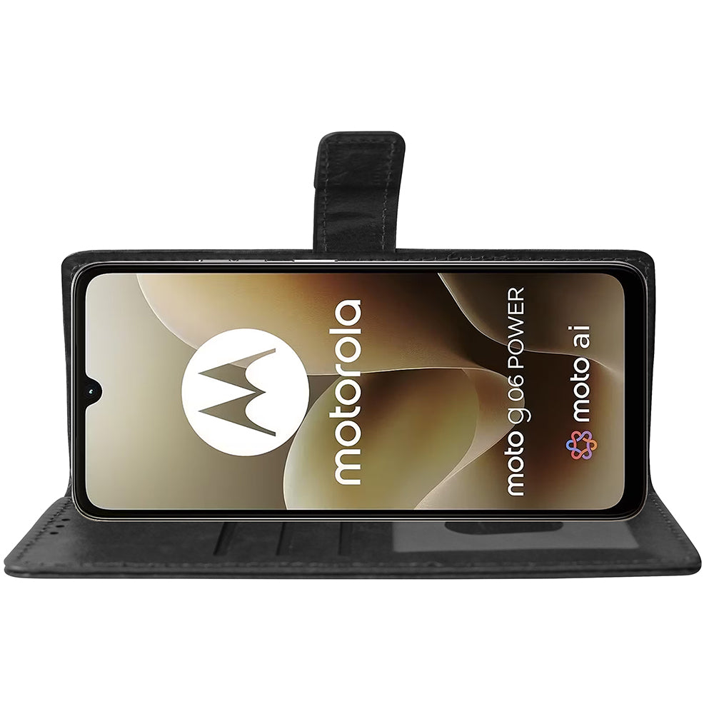 Premium Wallet Flip Cover for Motorola Moto G06 4G / G06 Power 4G
