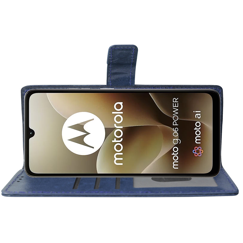 Premium Wallet Flip Cover for Motorola Moto G06 4G / G06 Power 4G