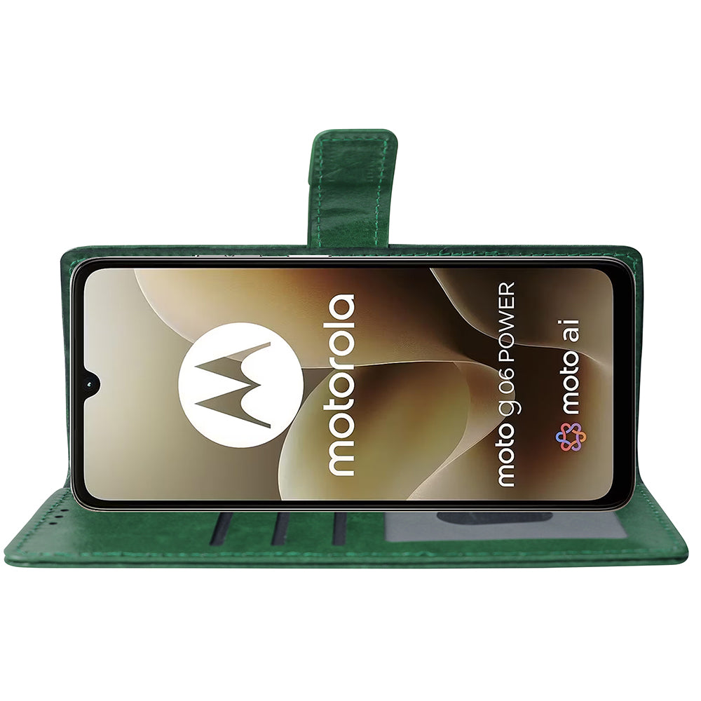 Premium Wallet Flip Cover for Motorola Moto G06 4G / G06 Power 4G