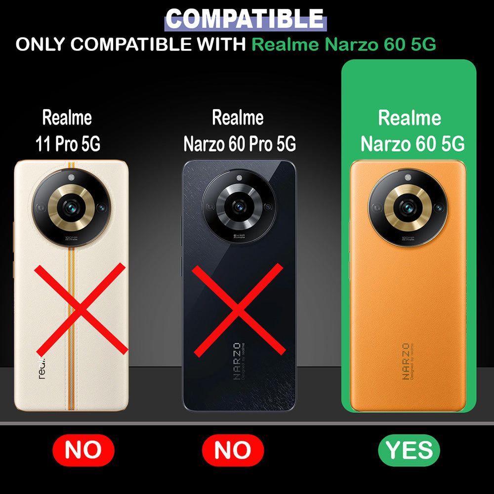 Colorful Wooden Pattern Designer 2D Printed Back Case Cover for Realme Narzo 60 5G