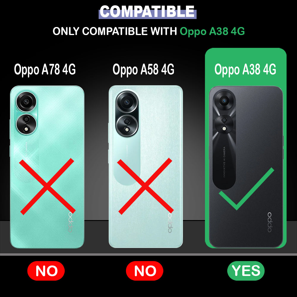 Color Stripes Designer 2D Printed Back Case Cover for Oppo A38 4G / A18 4G