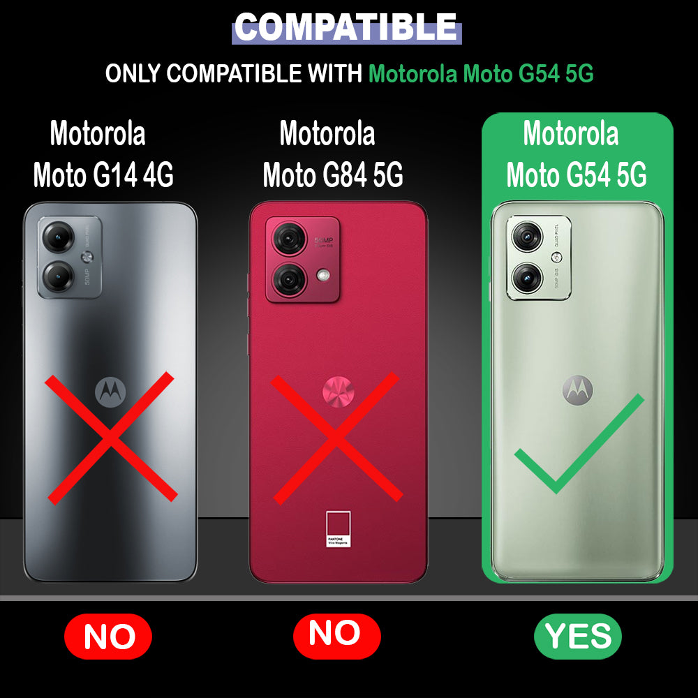 Clear Case for Motorola Moto G54 5G / G54 Power 5G / G64 5G