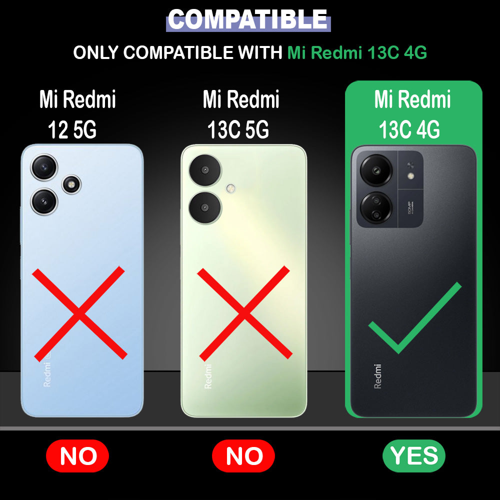 3D Balloons Designer 2D Printed Back Case Cover for Mi Redmi 13C 4G / Poco C65 4G