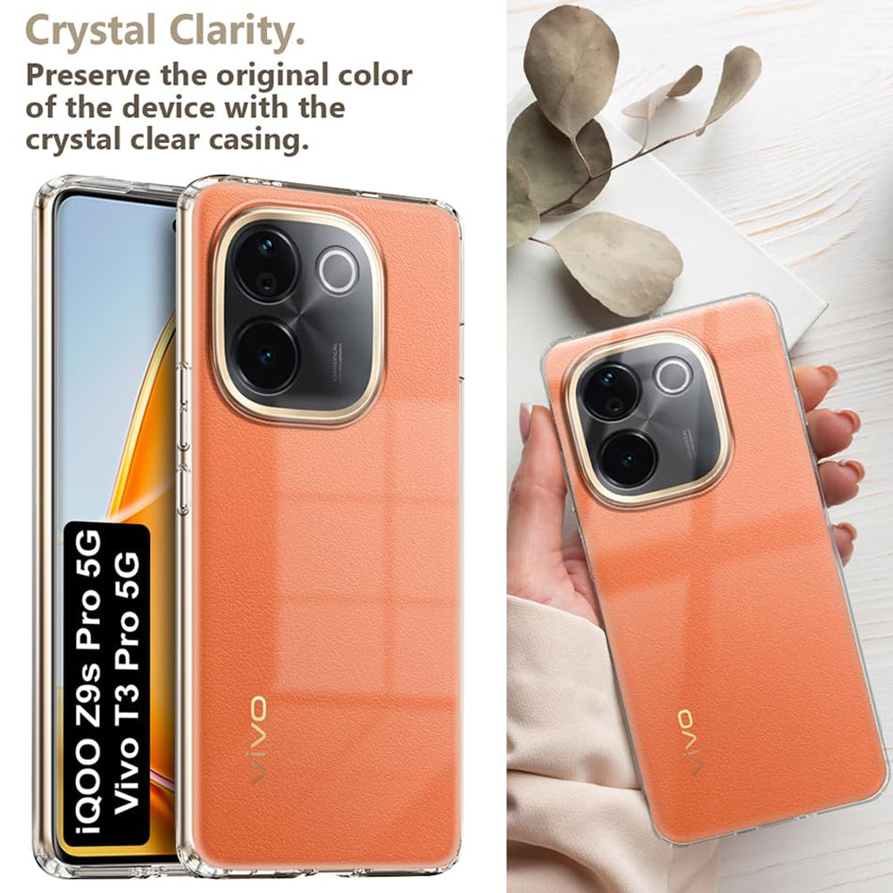 Clear Case for Vivo T3 Pro 5G / iQOO Z9s Pro 5G