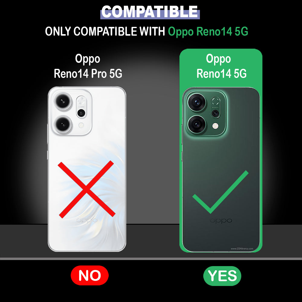 Mobile Cover Designer 2D Printed Back Case Cover for Oppo Reno14 Pro 5G