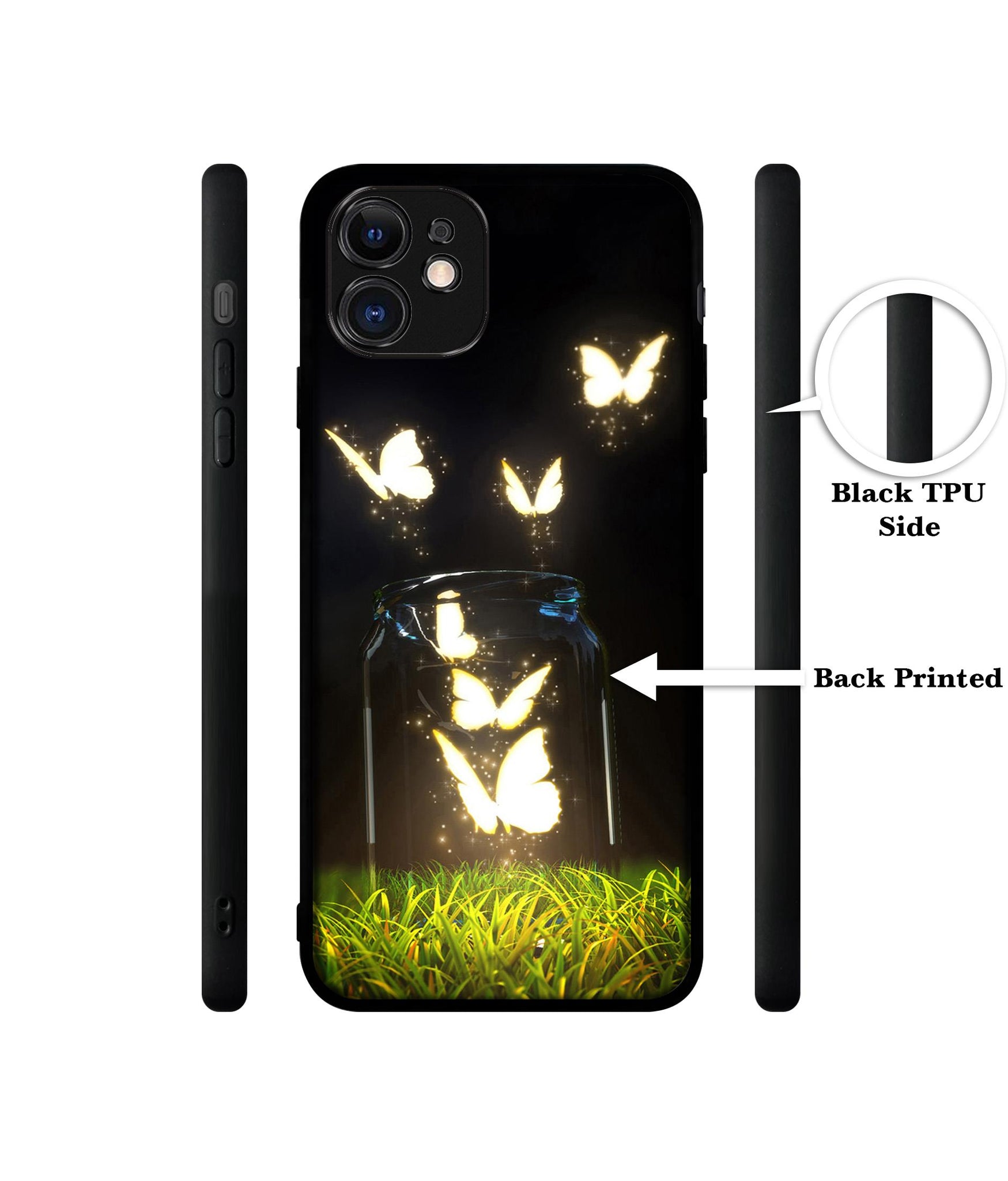 Butterfly Designer 2D Printed Back Case Cover for Apple iPhone 11