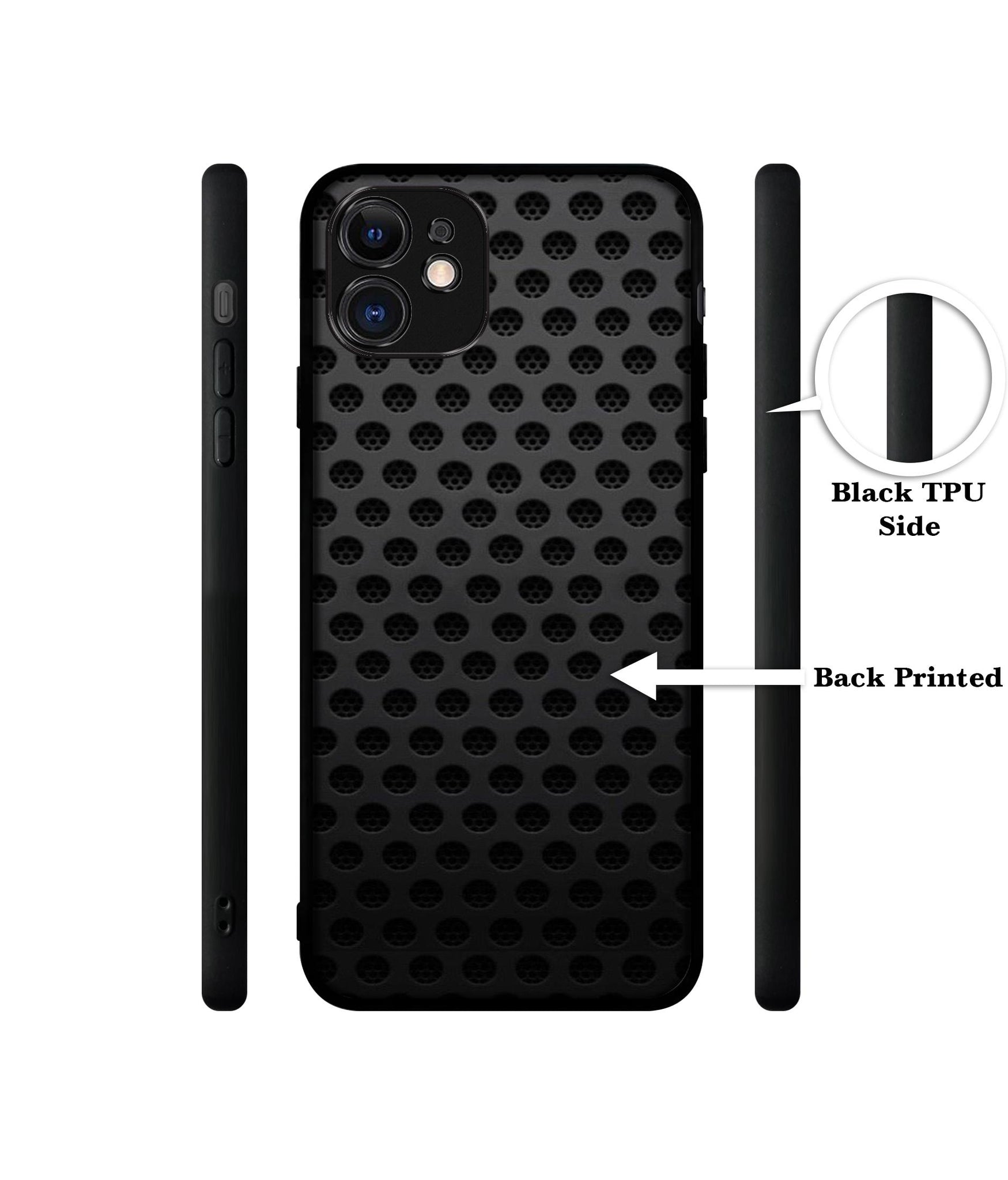 Black Circle Designer 2D Printed Back Case Cover for Apple iPhone 11