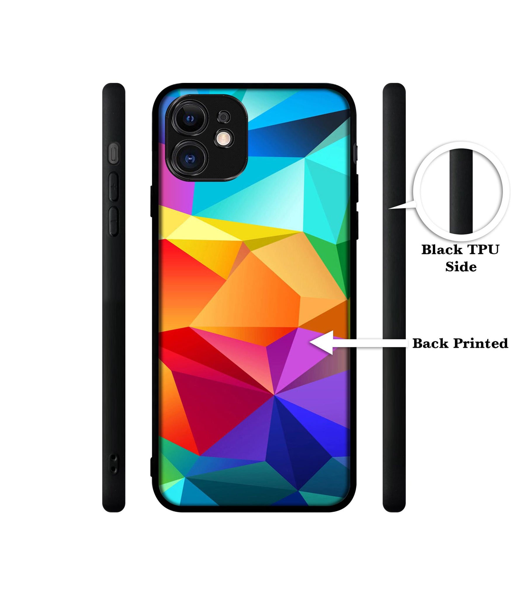 Colorful Pattern Designer 2D Printed Back Case Cover for Apple iPhone 11