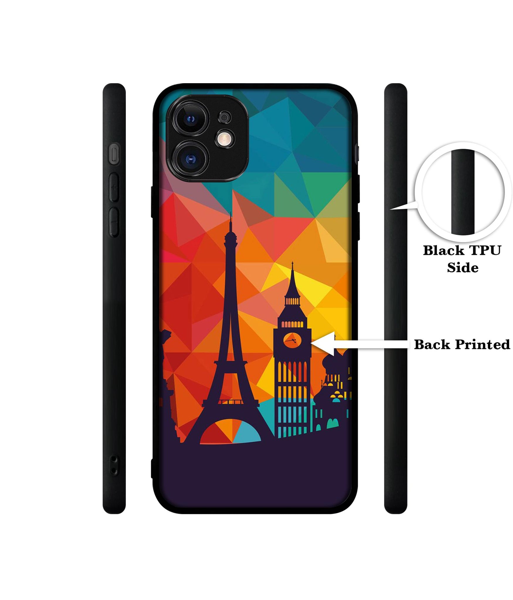 Colored Paris Designer 2D Printed Back Case Cover for Apple iPhone 11