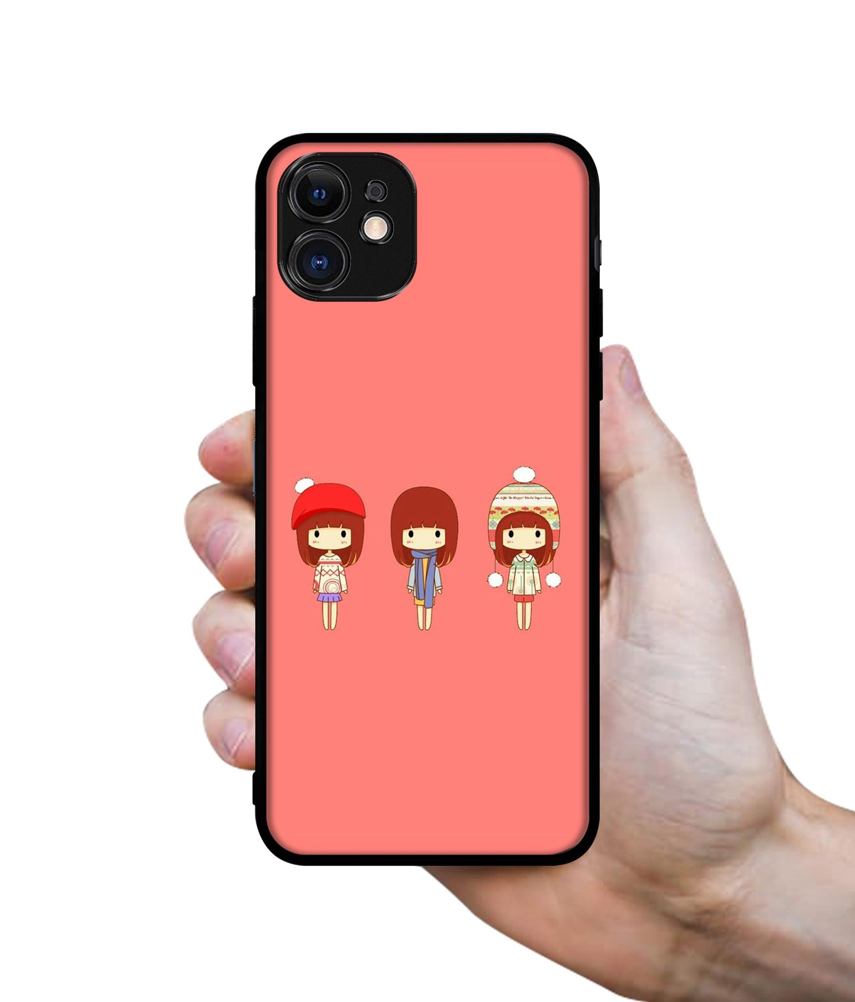 Cute Girls Designer 2D Printed Back Case Cover for Apple iPhone 11