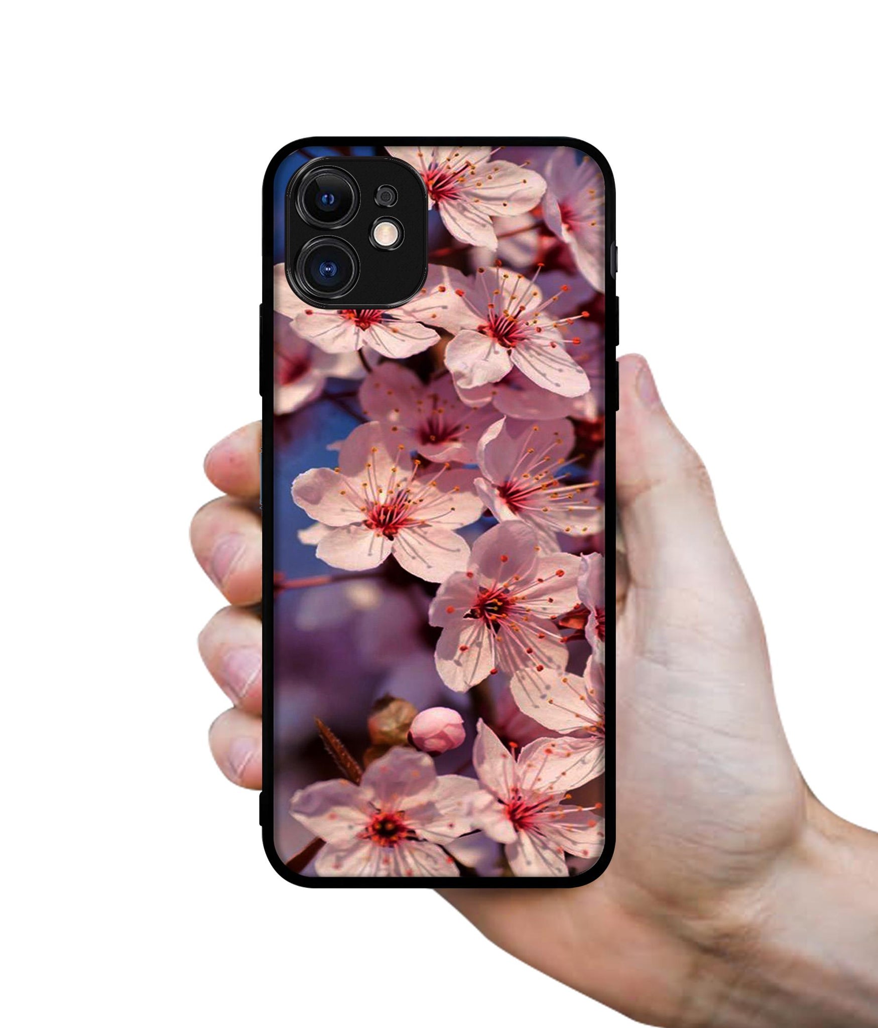 Pink Flowers Pattern Designer 2D Printed Back Case Cover for Apple iPhone 11