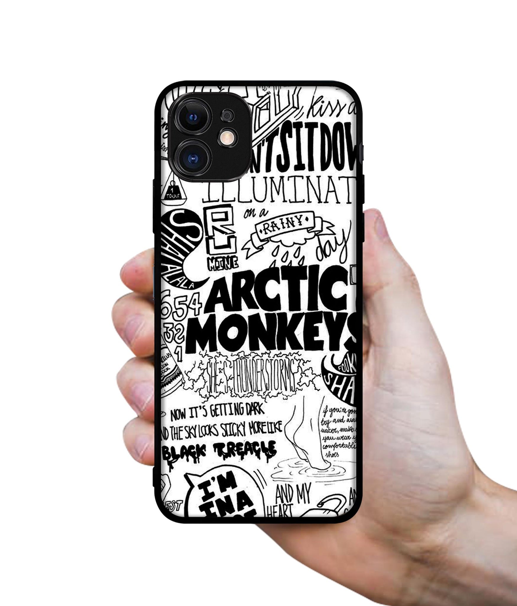 Arctic Monkeys Pattern Designer 2D Printed Back Case Cover for Apple iPhone 11