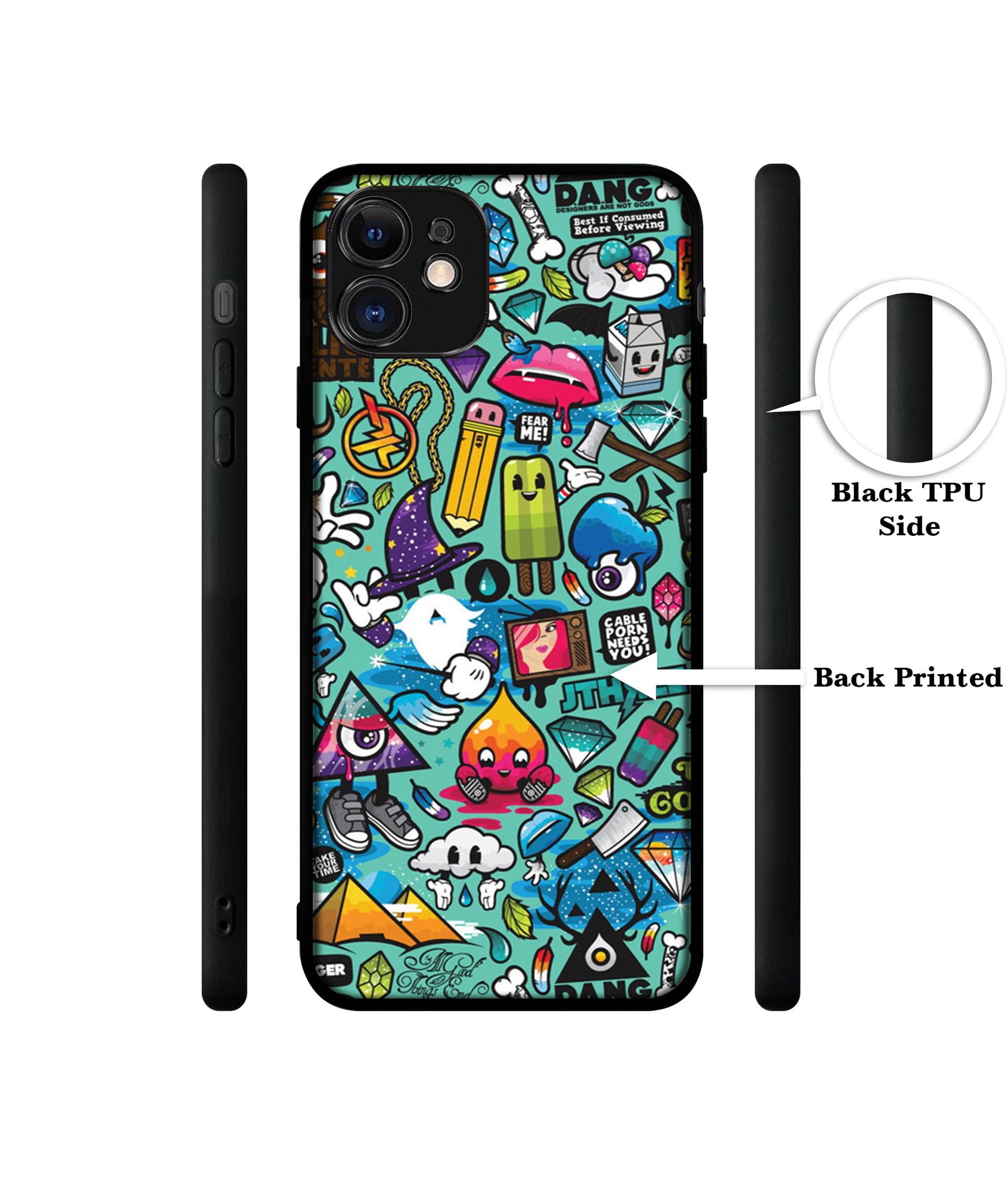 Crazy Designer 2D Printed Back Case Cover for Apple iPhone 11