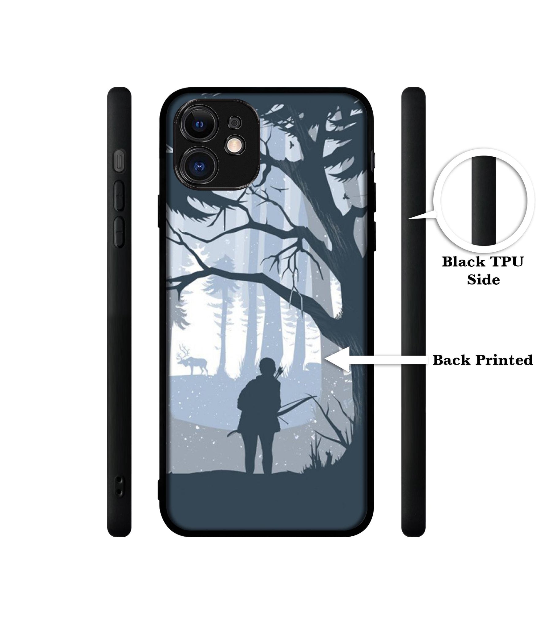 Hunter Designer 2D Printed Back Case Cover for Apple iPhone 11