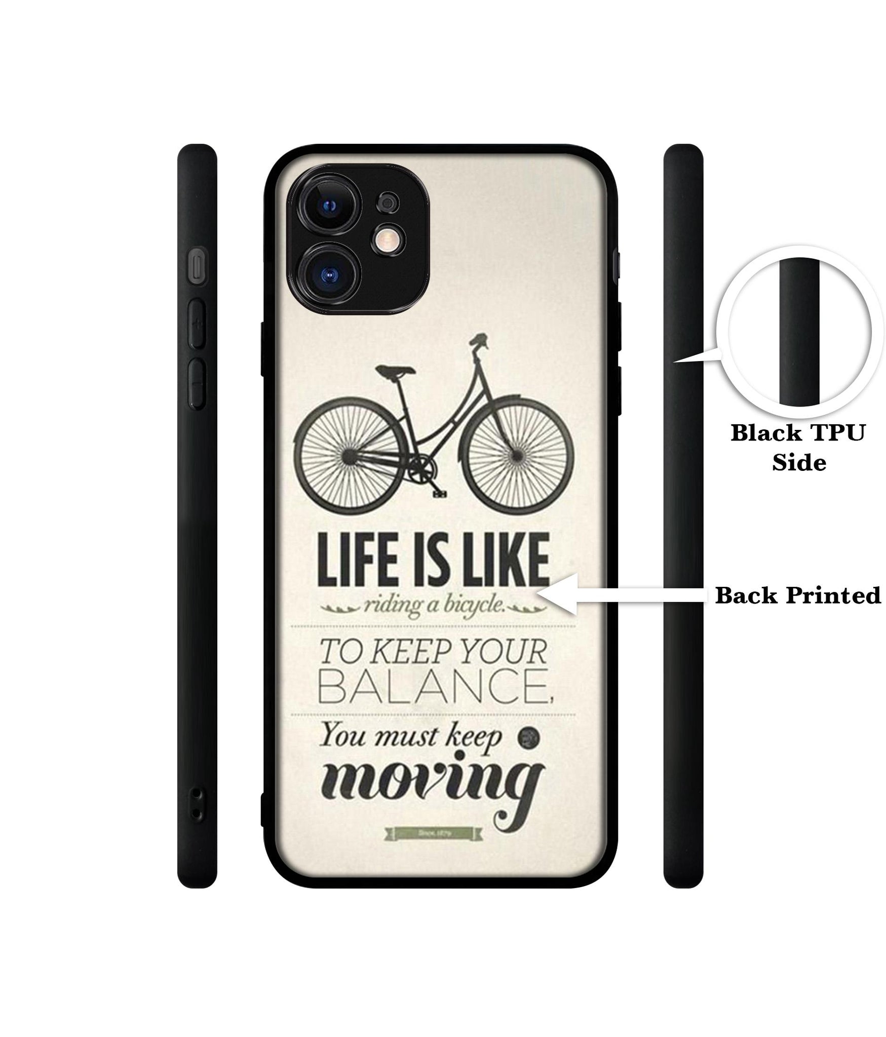 Life is Like Moving Designer 2D Printed Back Case Cover for Apple iPhone 11