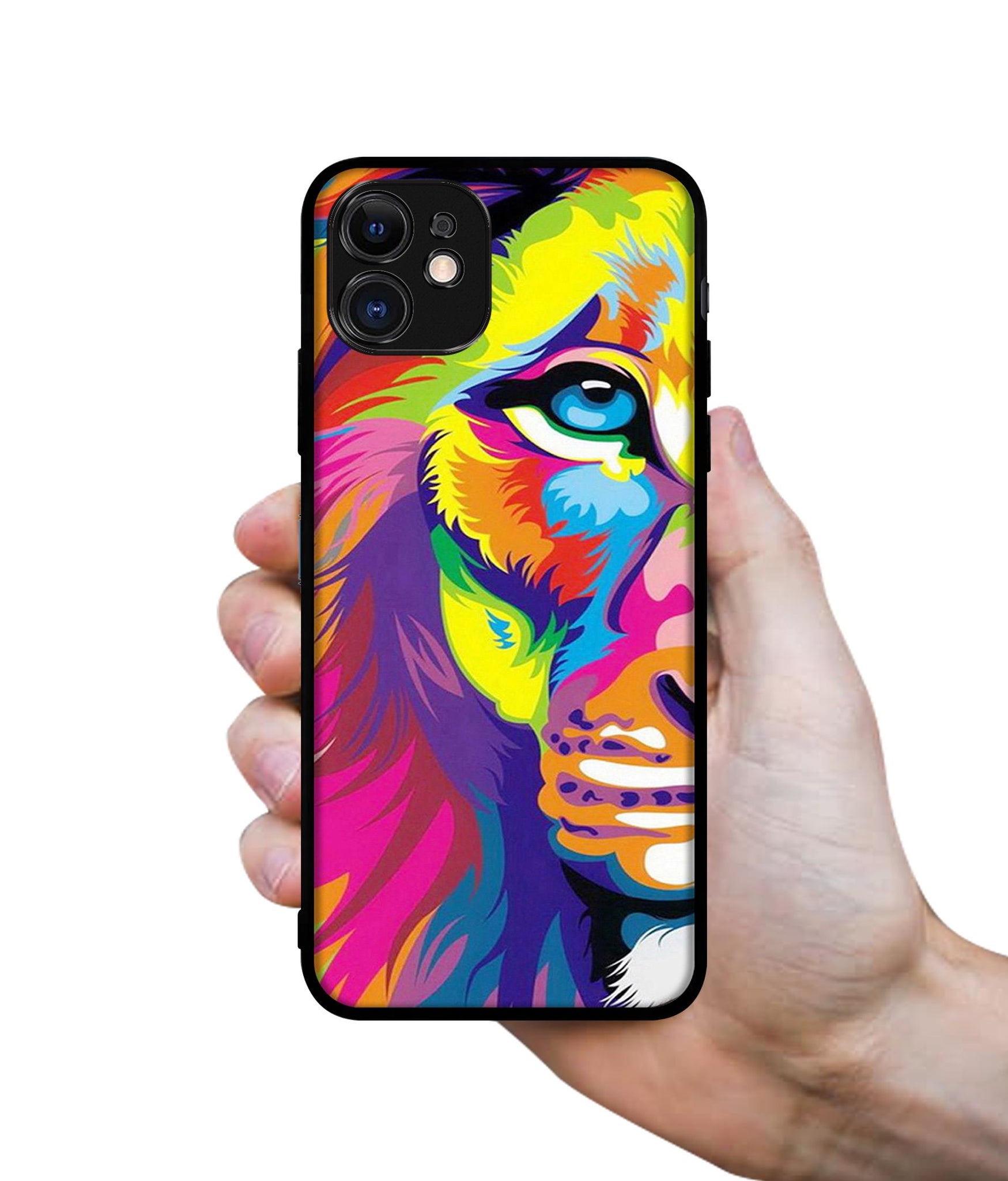 Lion Designer 2D Printed Back Case Cover for Apple iPhone 11