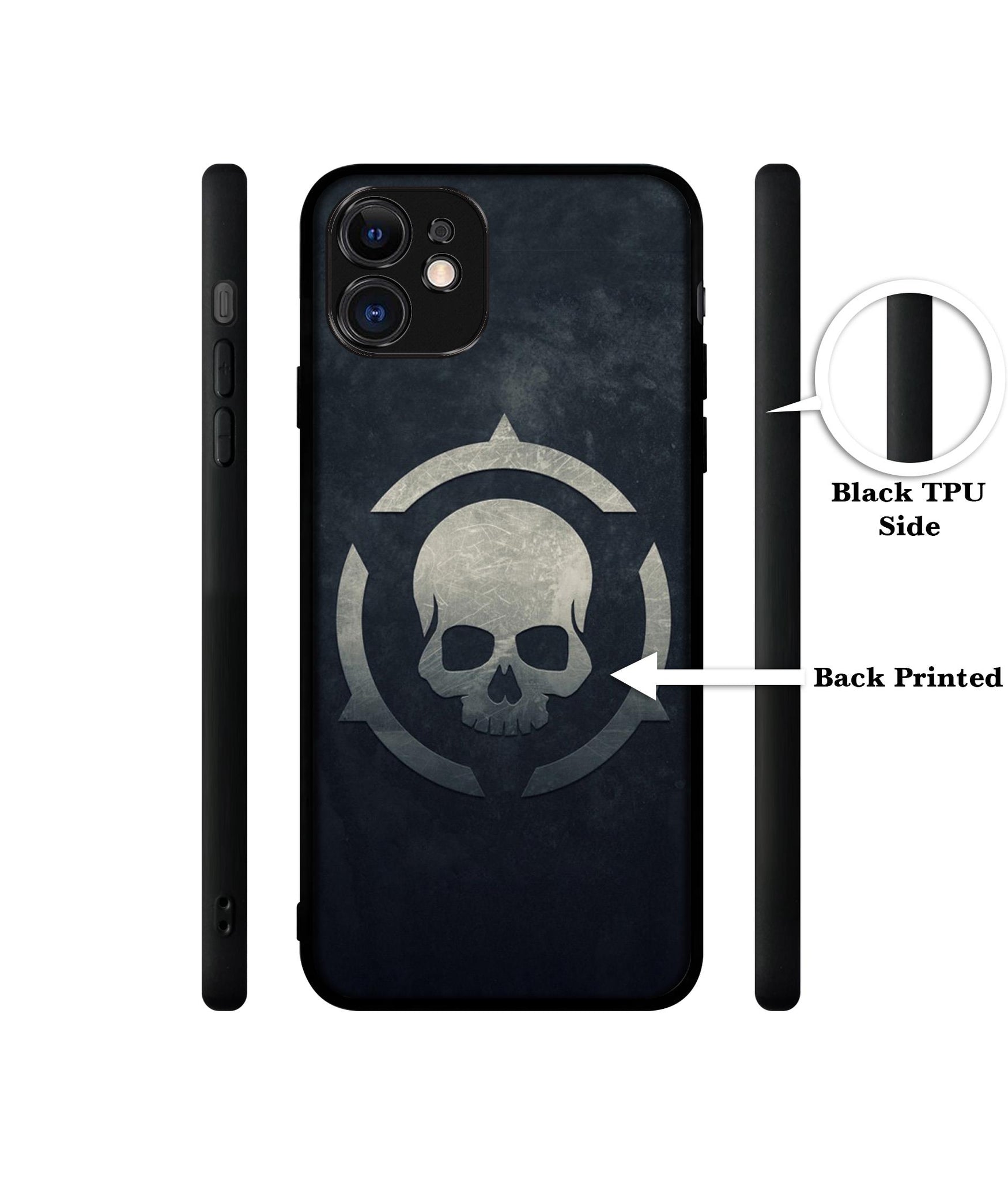 Skull Pattern Print Designer 2D Printed Back Case Cover for Apple iPhone 11