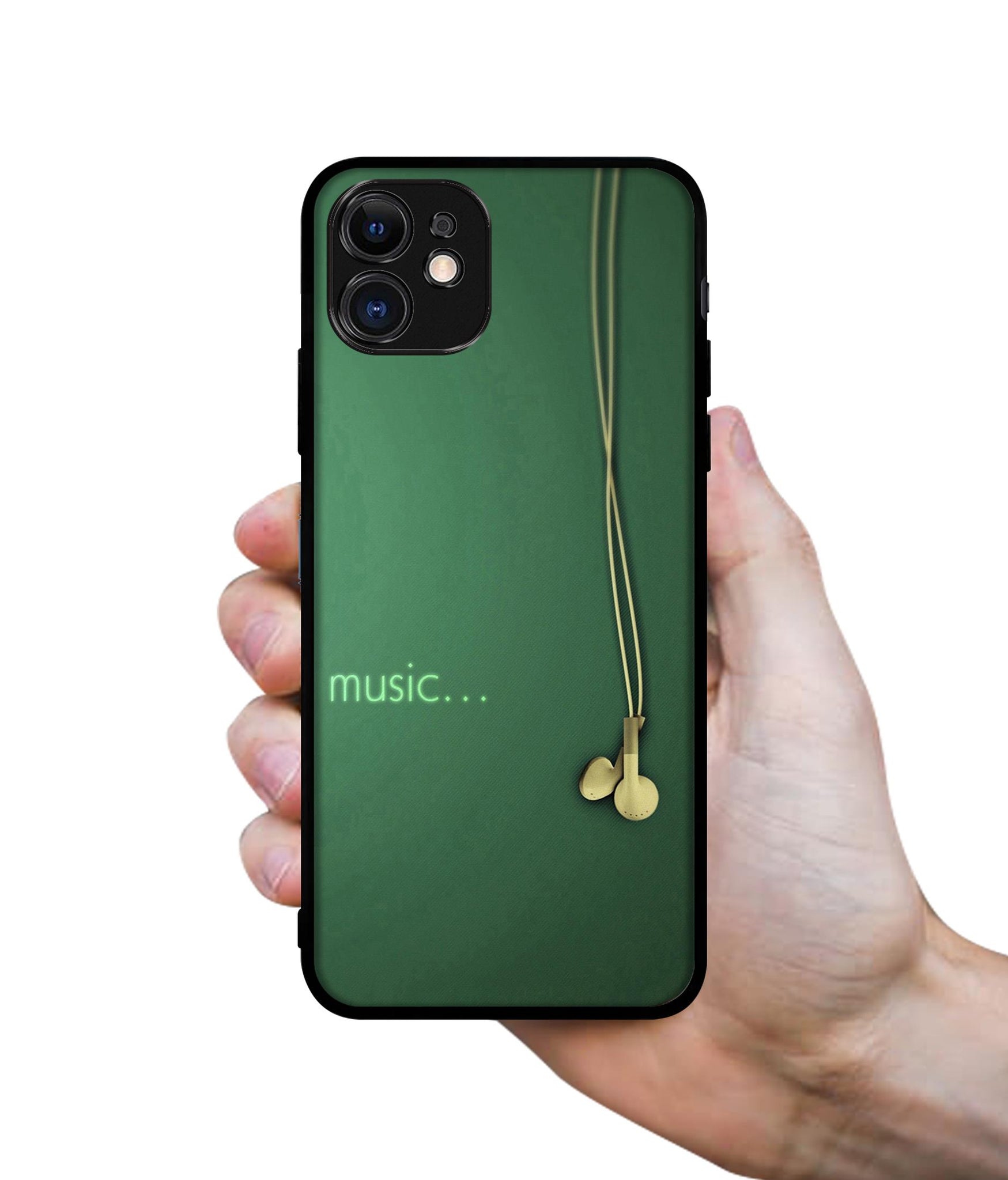 Headphone Music Designer 2D Printed Back Case Cover for Apple iPhone 11